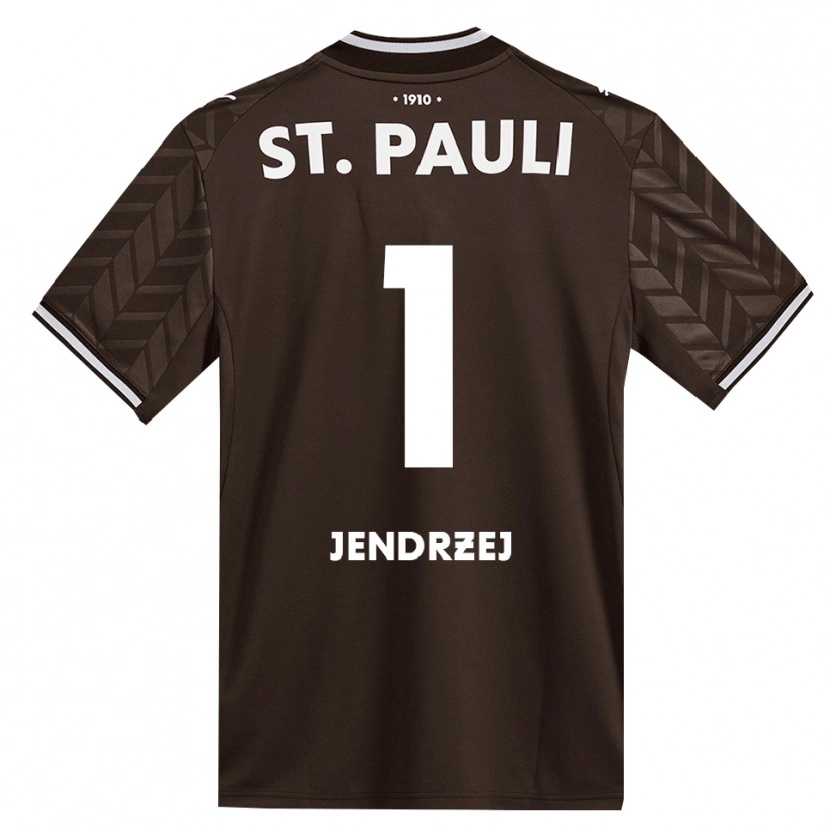 Danxen Enfant Maillot Kevin Jendrzej #1 Café Blanc Tenues Domicile 2026/27 T-Shirt
