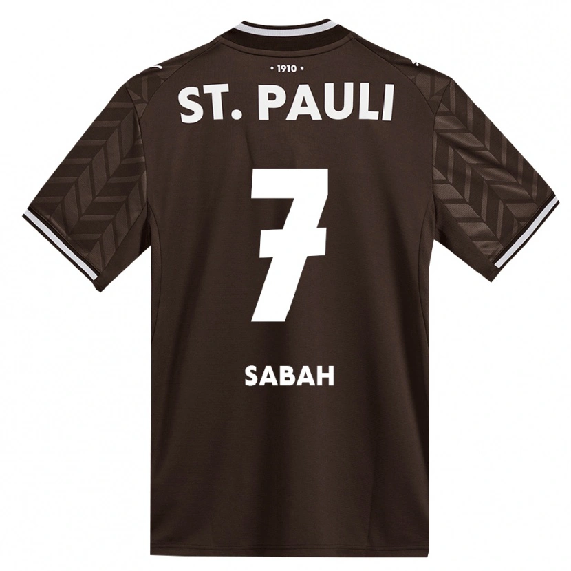 Danxen Enfant Maillot Haron Sabah #7 Café Blanc Tenues Domicile 2026/27 T-Shirt