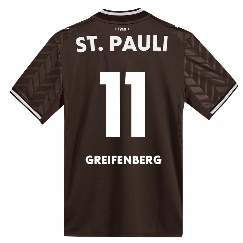 Danxen Enfant Maillot Ann-Sophie Greifenberg #11 Café Blanc Tenues Domicile 2026/27 T-Shirt