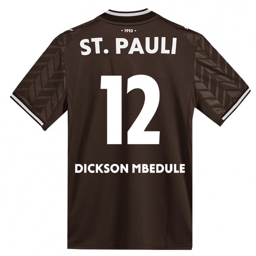Danxen Enfant Maillot Amani Dickson Mbedule #12 Café Blanc Tenues Domicile 2026/27 T-Shirt