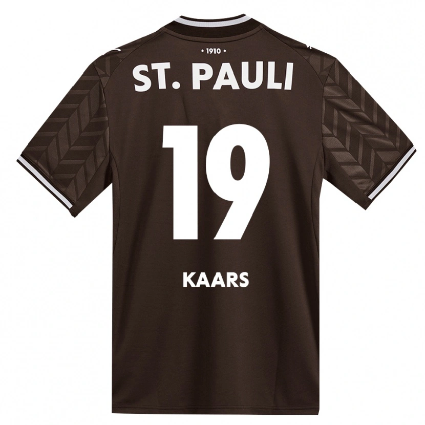 Danxen Enfant Maillot Martijn Kaars #19 Café Blanc Tenues Domicile 2026/27 T-Shirt