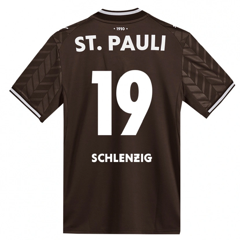 Danxen Enfant Maillot Lilius Schlenzig #19 Café Blanc Tenues Domicile 2026/27 T-Shirt