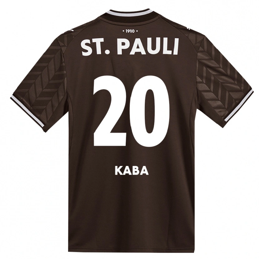Danxen Enfant Maillot Wissou Kaba #20 Café Blanc Tenues Domicile 2026/27 T-Shirt