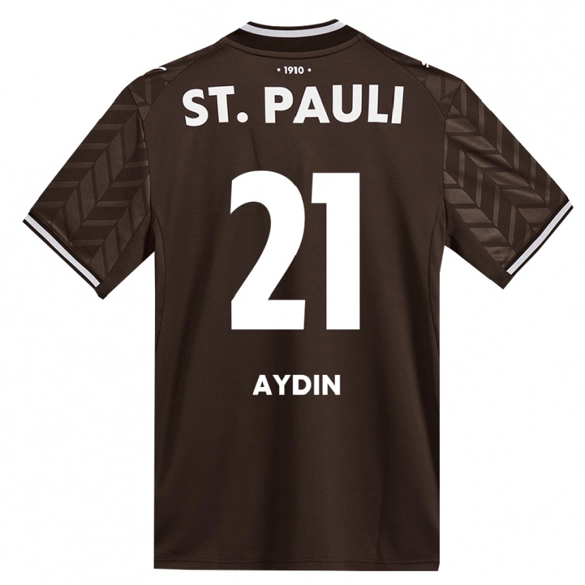 Danxen Enfant Maillot Kenan Aydin #21 Café Blanc Tenues Domicile 2026/27 T-Shirt