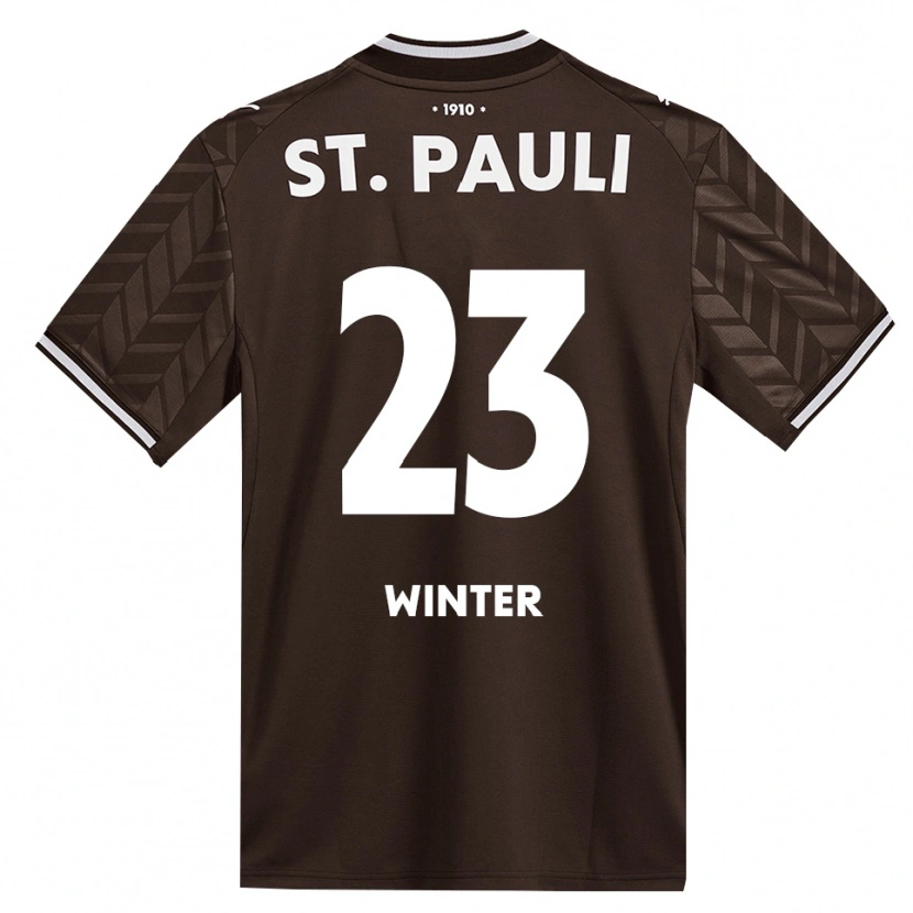 Danxen Enfant Maillot Nik Winter #23 Café Blanc Tenues Domicile 2026/27 T-Shirt