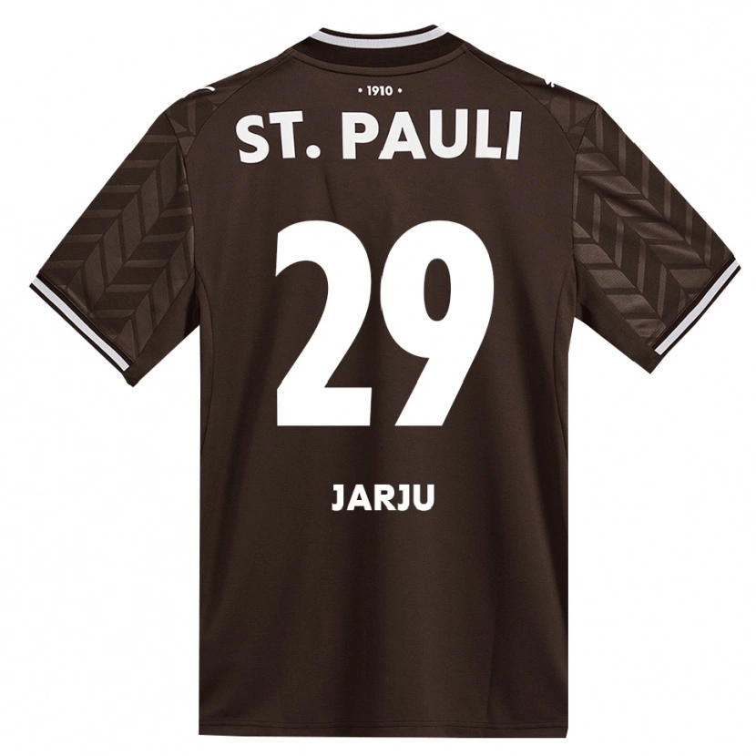 Danxen Enfant Maillot Bubakar Jarju #29 Café Blanc Tenues Domicile 2026/27 T-Shirt
