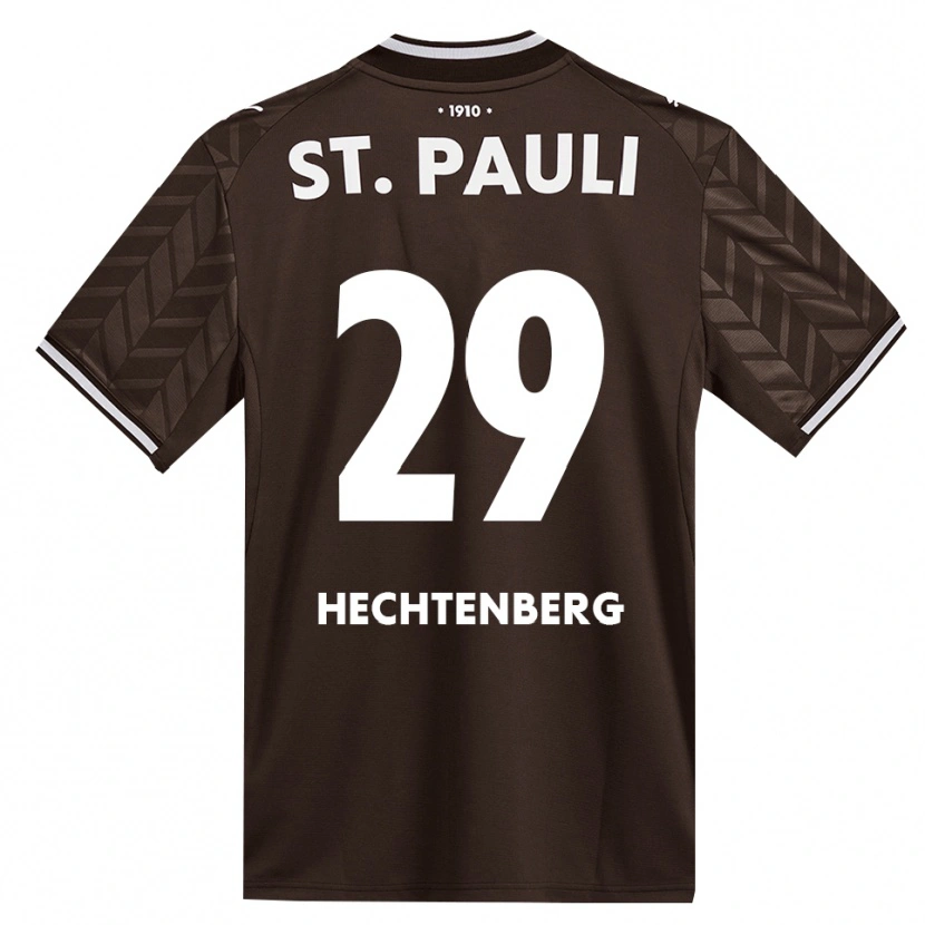 Danxen Enfant Maillot Julia Hechtenberg #29 Café Blanc Tenues Domicile 2026/27 T-Shirt