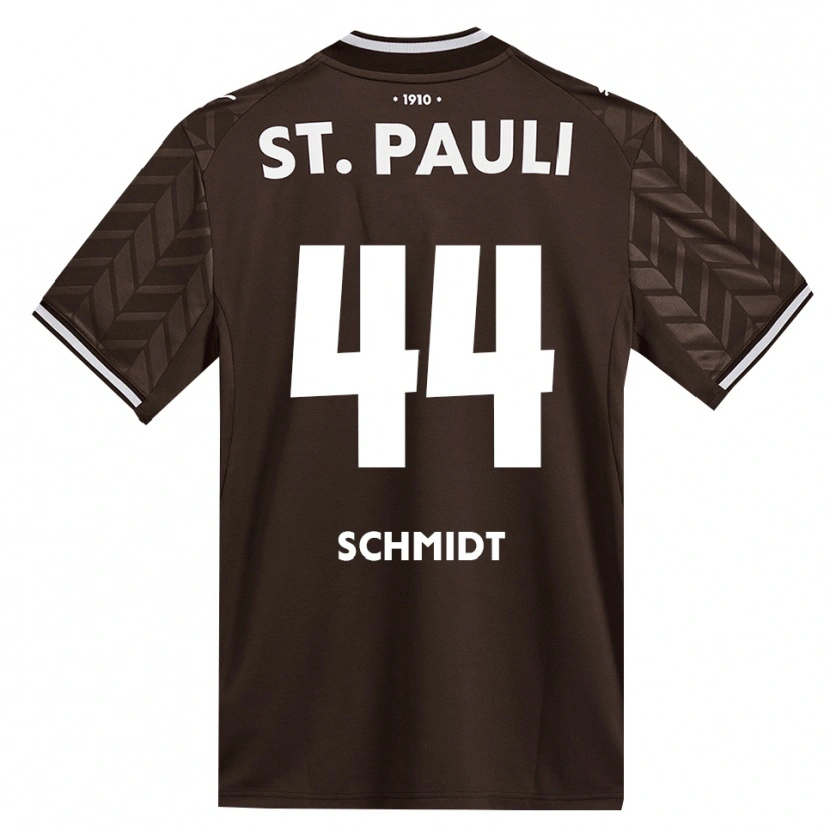 Danxen Enfant Maillot Nick Schmidt #44 Café Blanc Tenues Domicile 2026/27 T-Shirt