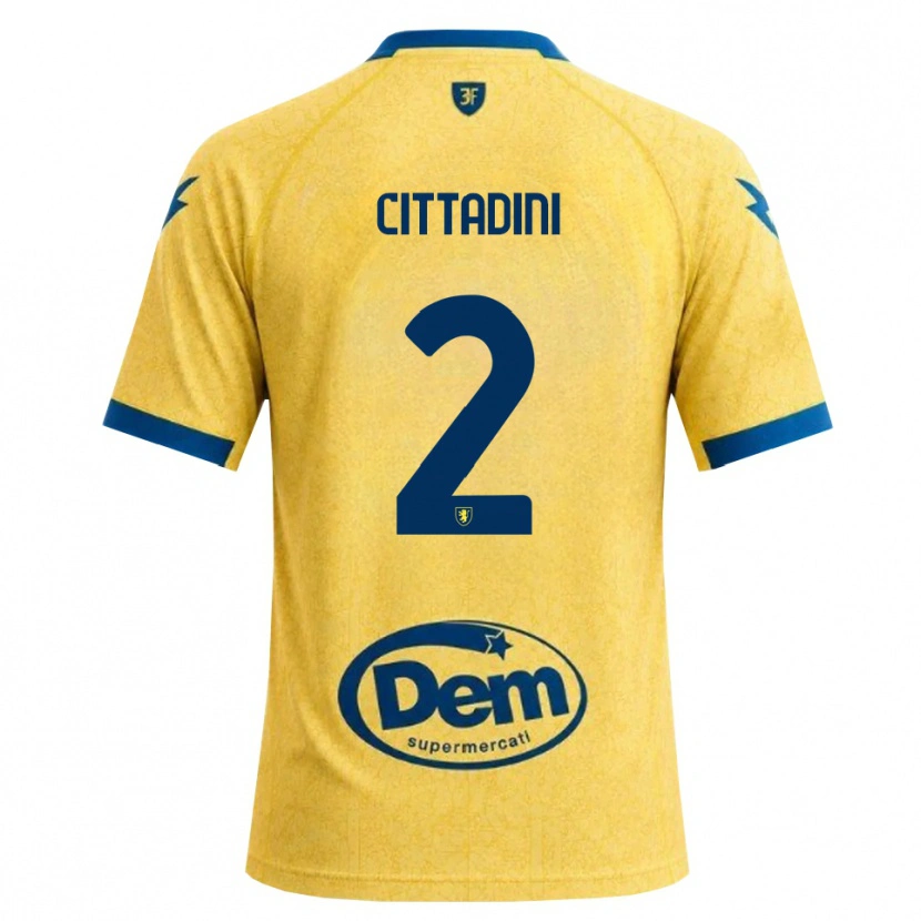 Danxen Enfant Maillot Giorgio Cittadini #2 Kaki Noir Bleu Tenues Domicile 2026/27 T-Shirt