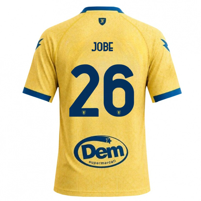 Danxen Enfant Maillot Amadou Jobe #26 Kaki Noir Bleu Tenues Domicile 2026/27 T-Shirt