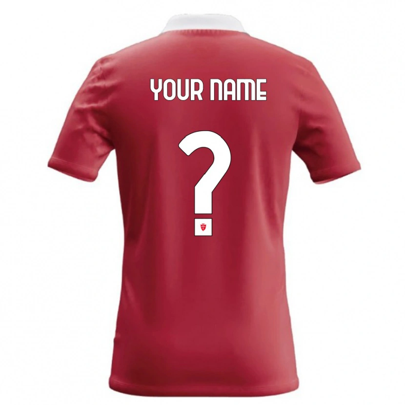 Danxen Enfant Maillot Votre Nom #0 Rouge Blanc Tenues Domicile 2026/27 T-Shirt