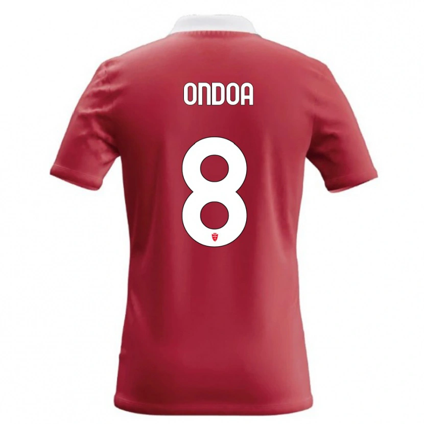 Danxen Enfant Maillot Foe Ondoa #8 Rouge Blanc Tenues Domicile 2026/27 T-Shirt