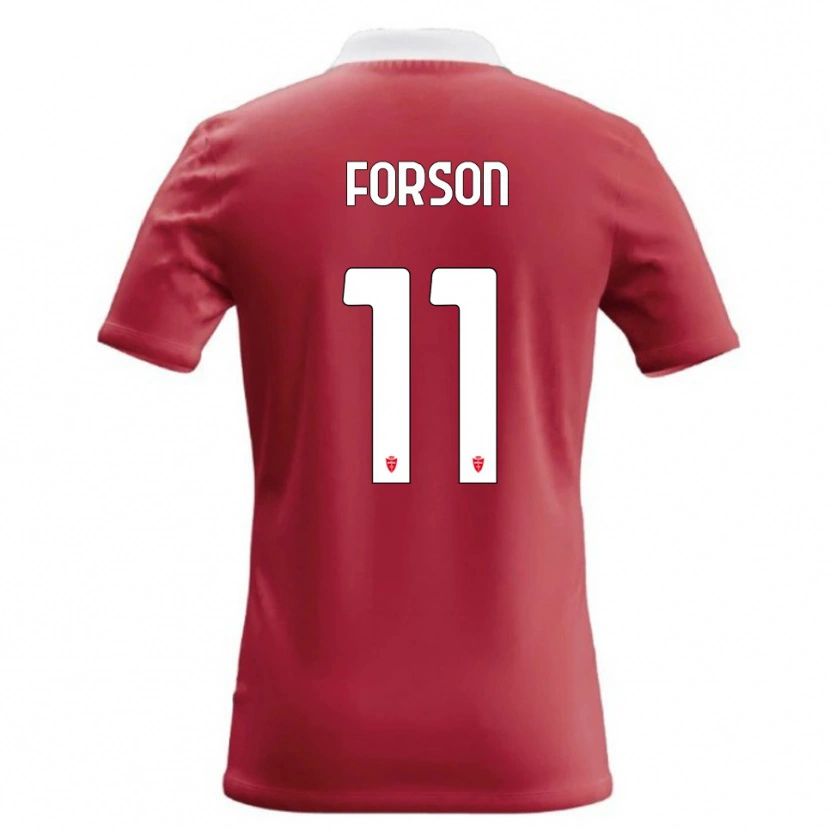 Danxen Enfant Maillot Omari Forson #11 Rouge Blanc Tenues Domicile 2026/27 T-Shirt
