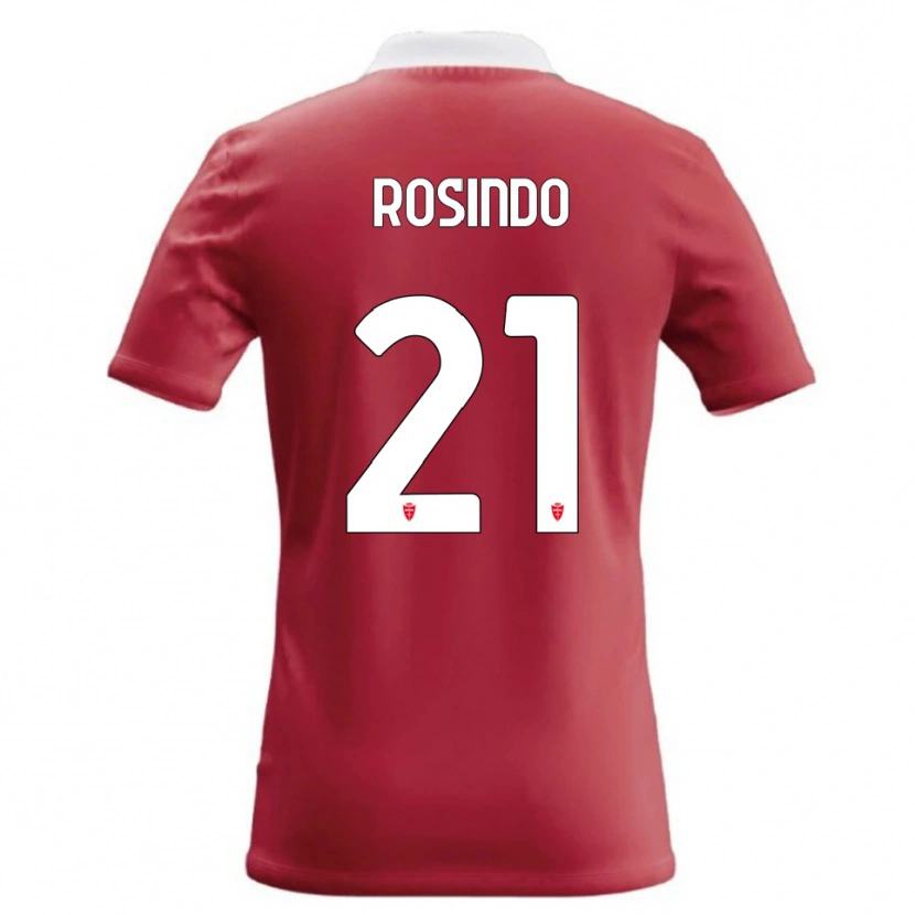 Danxen Enfant Maillot Rosindo Zanni #21 Rouge Blanc Tenues Domicile 2026/27 T-Shirt