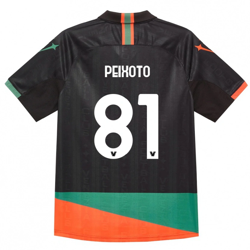 Danxen Enfant Maillot Afonso Peixoto #81 Noir Orange Vert Tenues Domicile 2026/27 T-Shirt