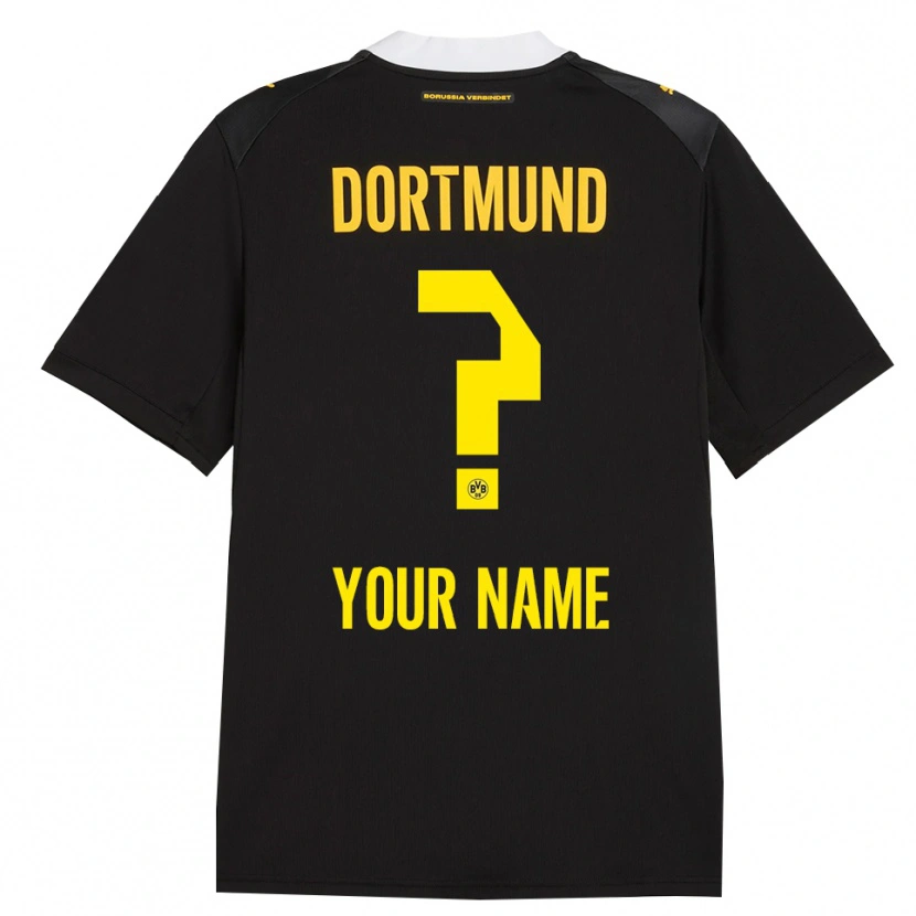 Danxen Enfant Maillot Votre Nom #0 Noir Rouge Jaune Tenues Extérieur 2026/27 T-Shirt