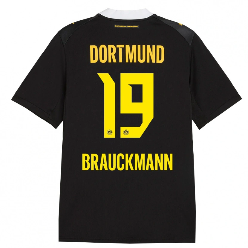 Danxen Enfant Maillot Mats Brauckmann #19 Noir Rouge Jaune Tenues Extérieur 2026/27 T-Shirt