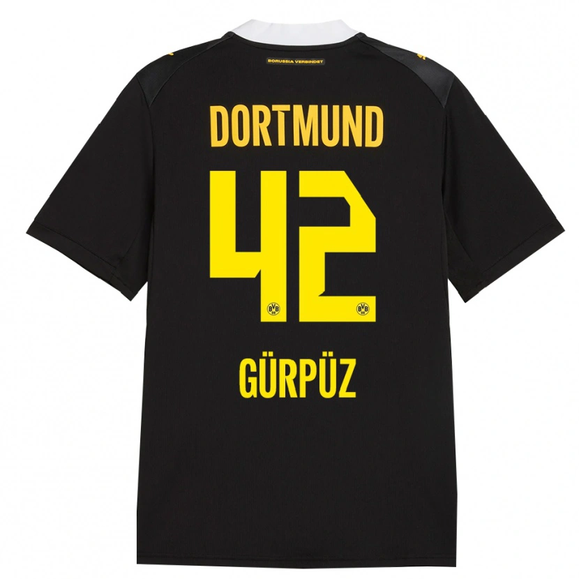 Danxen Enfant Maillot Goktan Gurpuz #42 Noir Rouge Jaune Tenues Extérieur 2026/27 T-Shirt