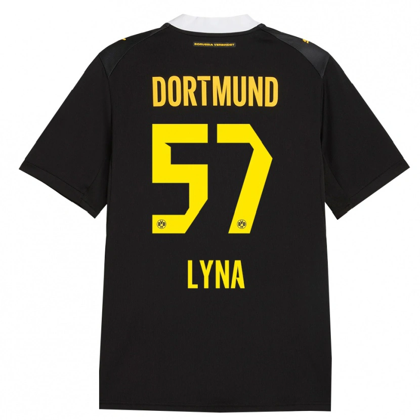 Danxen Enfant Maillot Schwarz Lyna #57 Noir Rouge Jaune Tenues Extérieur 2026/27 T-Shirt