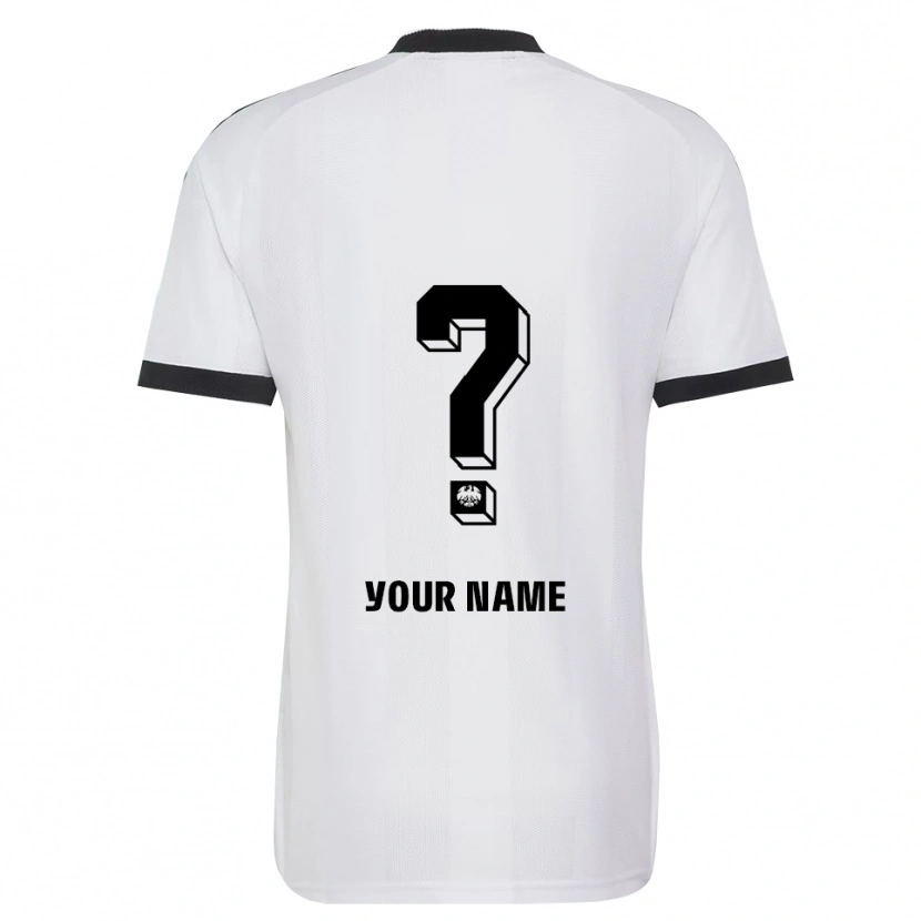 Danxen Enfant Maillot Votre Nom #0 Noir Blanc Tenues Extérieur 2026/27 T-Shirt