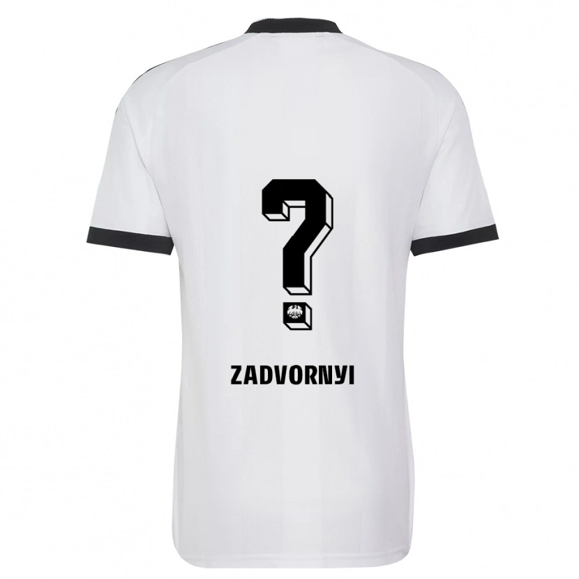 Danxen Enfant Maillot Igor Zadvornyi #0 Noir Blanc Tenues Extérieur 2026/27 T-Shirt