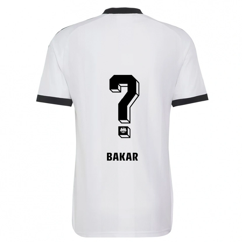 Danxen Enfant Maillot Yunus Bakar #0 Noir Blanc Tenues Extérieur 2026/27 T-Shirt