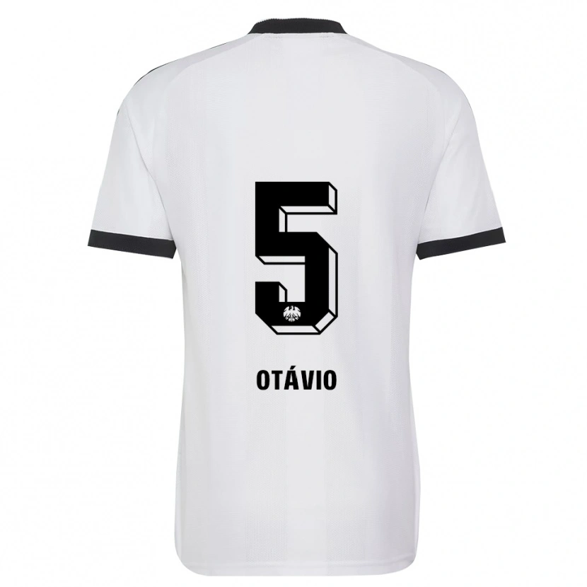 Danxen Enfant Maillot Otávio Manoel Galdino Fernandes #5 Noir Blanc Tenues Extérieur 2026/27 T-Shirt