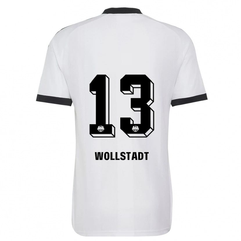 Danxen Enfant Maillot Fabio Wollstadt #13 Noir Blanc Tenues Extérieur 2026/27 T-Shirt
