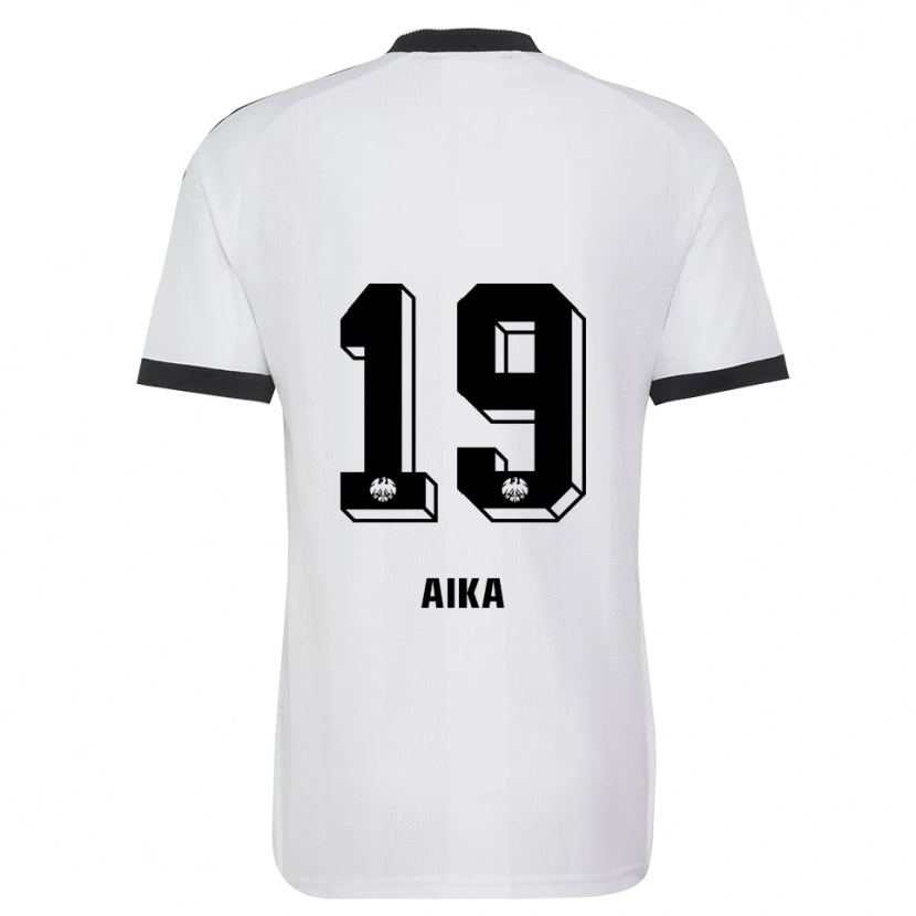 Danxen Enfant Maillot Israel Aika #19 Noir Blanc Tenues Extérieur 2026/27 T-Shirt