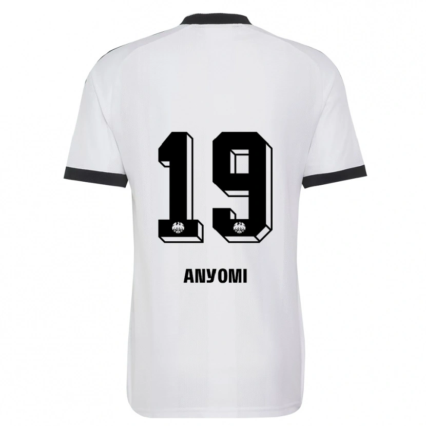 Danxen Enfant Maillot Nicole Anyomi #19 Noir Blanc Tenues Extérieur 2026/27 T-Shirt