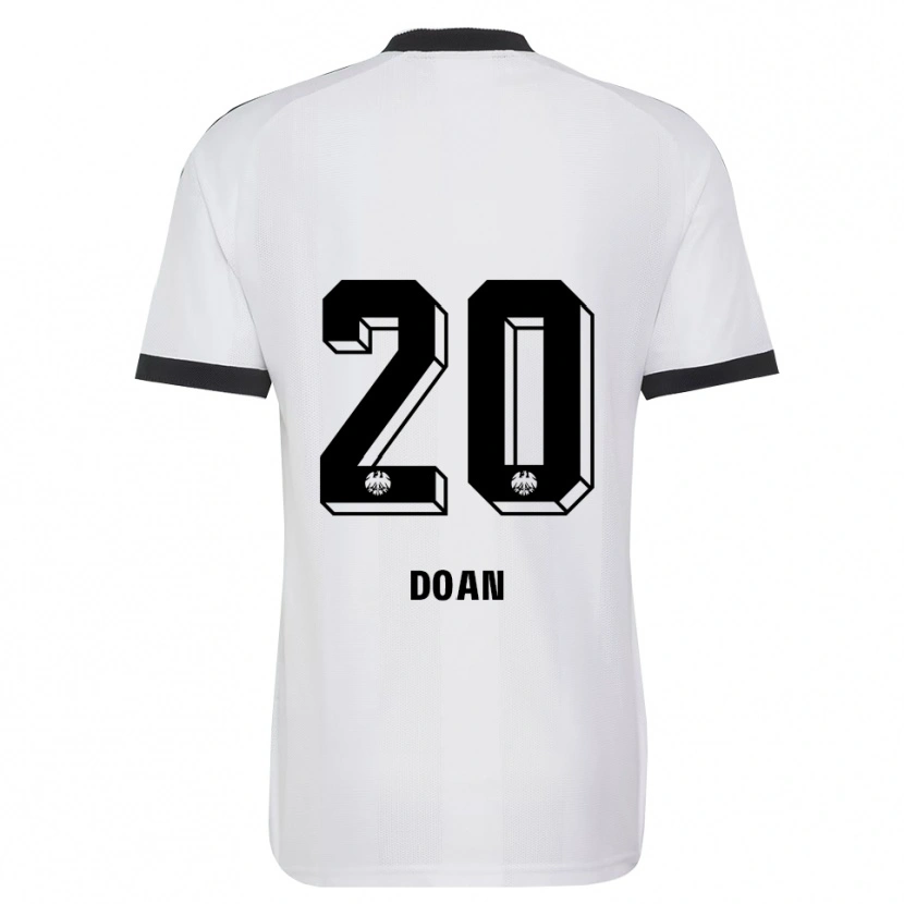 Danxen Enfant Maillot Ritsu Doan #20 Noir Blanc Tenues Extérieur 2026/27 T-Shirt