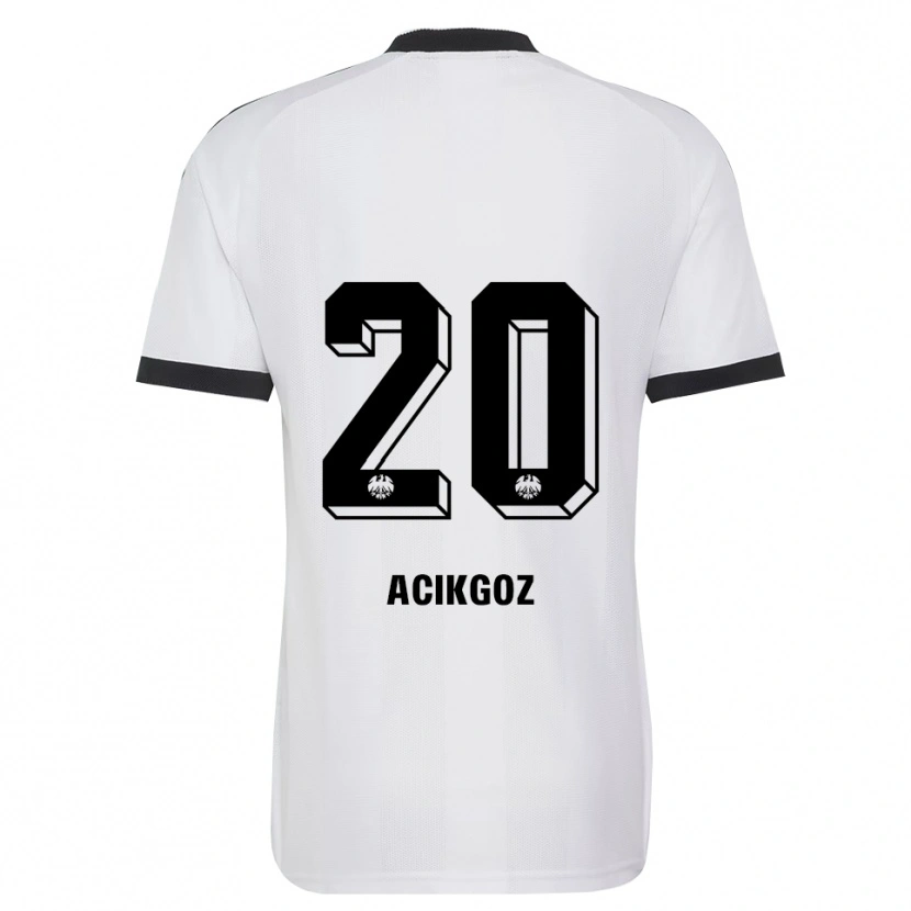 Danxen Enfant Maillot Ilayda Acikgoz #20 Noir Blanc Tenues Extérieur 2026/27 T-Shirt
