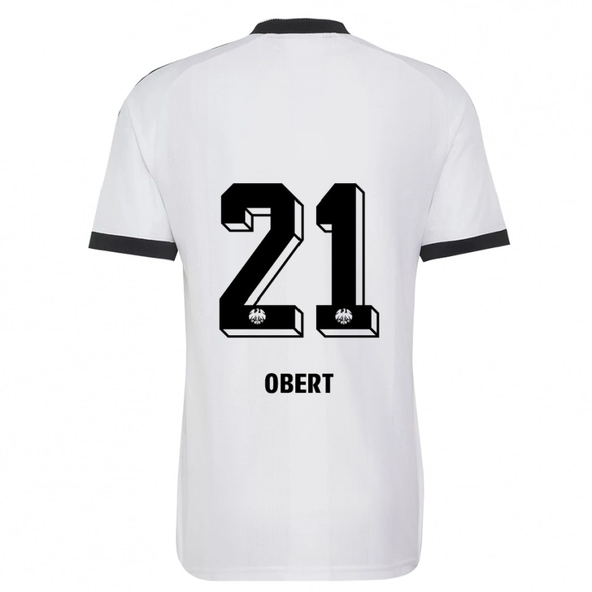 Danxen Enfant Maillot Yuriy Obert #21 Noir Blanc Tenues Extérieur 2026/27 T-Shirt