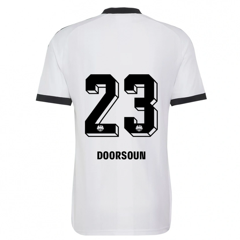 Danxen Enfant Maillot Sara Doorsoun-Khajeh #23 Noir Blanc Tenues Extérieur 2026/27 T-Shirt