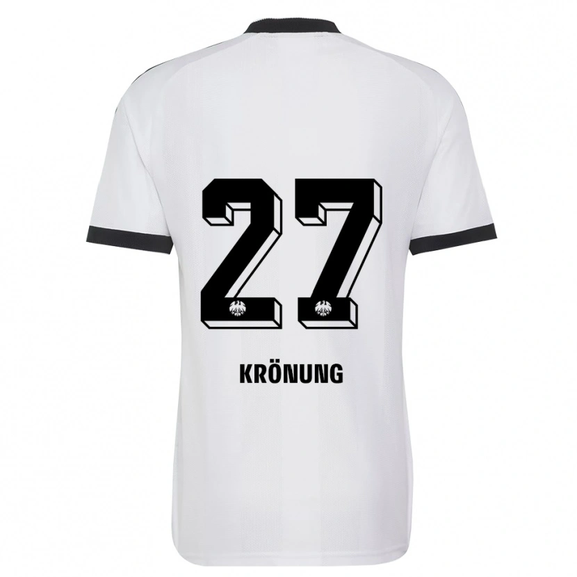 Danxen Enfant Maillot Marlon Krönung #27 Noir Blanc Tenues Extérieur 2026/27 T-Shirt