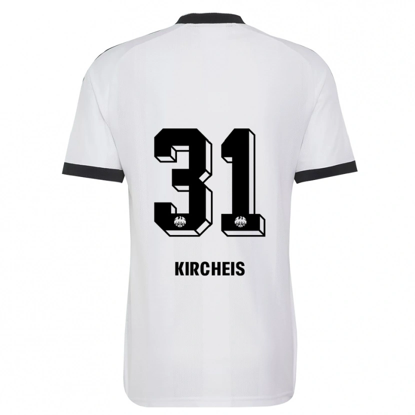 Danxen Enfant Maillot Ole Kircheis #31 Noir Blanc Tenues Extérieur 2026/27 T-Shirt
