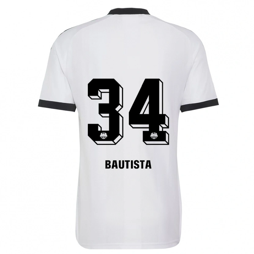 Danxen Enfant Maillot Davis Bautista #34 Noir Blanc Tenues Extérieur 2026/27 T-Shirt