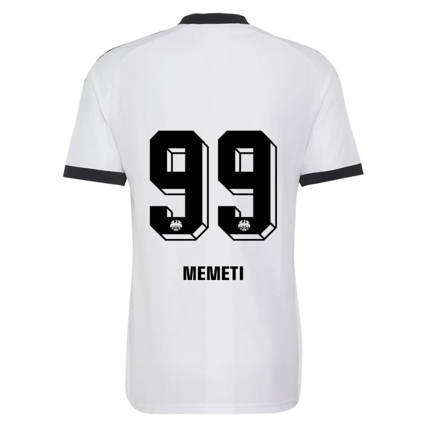 Danxen Enfant Maillot Ereleta Memeti #99 Noir Blanc Tenues Extérieur 2026/27 T-Shirt