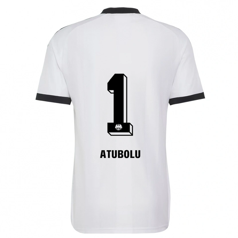 Danxen Enfant Maillot Noah Atubolu #1 Noir Blanc Tenues Extérieur 2026/27 T-Shirt