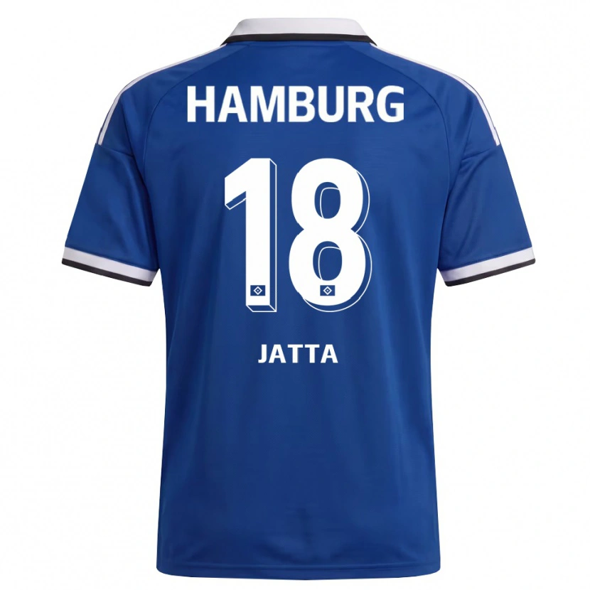 Danxen Enfant Maillot Bakery Jatta #18 Blanc Bleu Tenues Extérieur 2026/27 T-Shirt