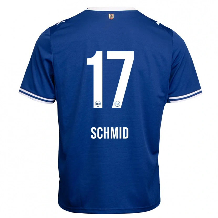 Danxen Enfant Maillot Florent Schmid #17 Bleu Roi Blanc Tenues Extérieur 2026/27 T-Shirt