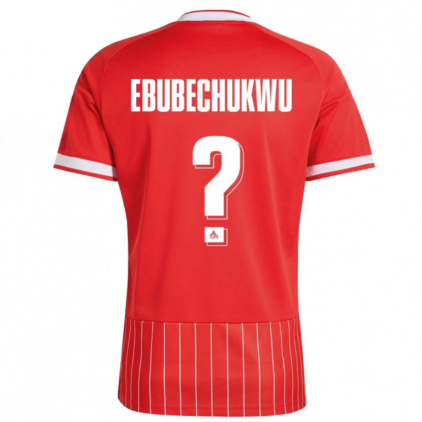 Danxen Enfant Maillot Duru-Francis Promise Ebubechukwu #0 Rouge Blanc Vert Tenues Extérieur 2026/27 T-Shirt
