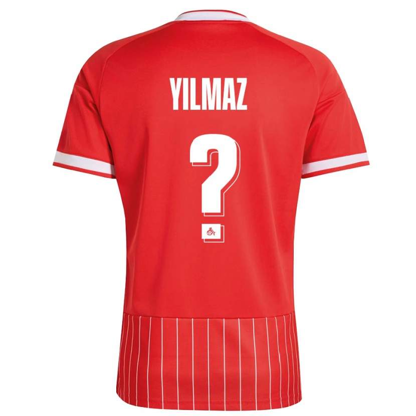 Danxen Enfant Maillot Abdul-Malik Yilmaz #0 Rouge Blanc Vert Tenues Extérieur 2026/27 T-Shirt