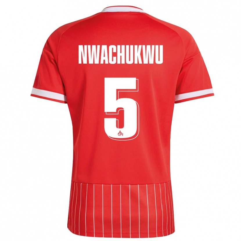 Danxen Enfant Maillot Ben Nwachukwu #5 Rouge Blanc Vert Tenues Extérieur 2026/27 T-Shirt