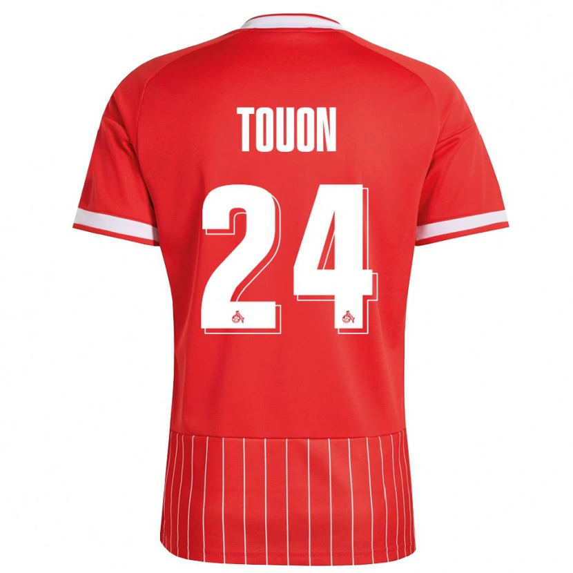 Danxen Enfant Maillot Ella Touon #24 Rouge Blanc Vert Tenues Extérieur 2026/27 T-Shirt