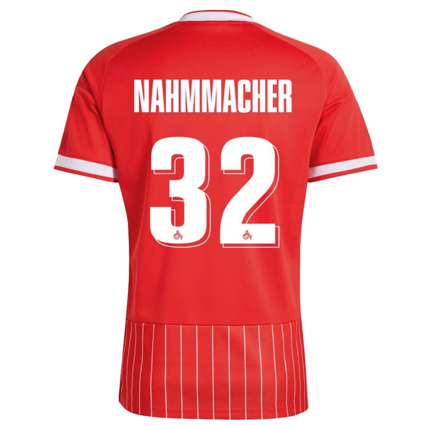 Danxen Enfant Maillot Emil Nahmmacher #32 Rouge Blanc Vert Tenues Extérieur 2026/27 T-Shirt