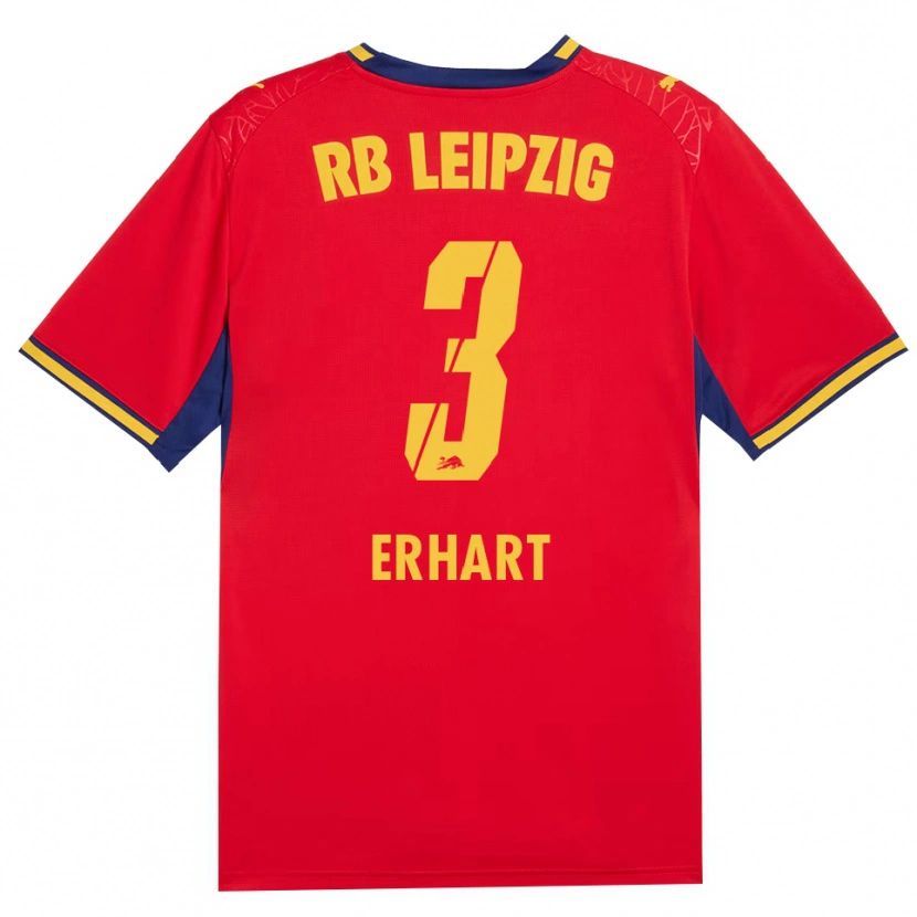 Danxen Enfant Maillot Karl Erhart #3 Rouge Jaune Bleu Roi Tenues Extérieur 2026/27 T-Shirt