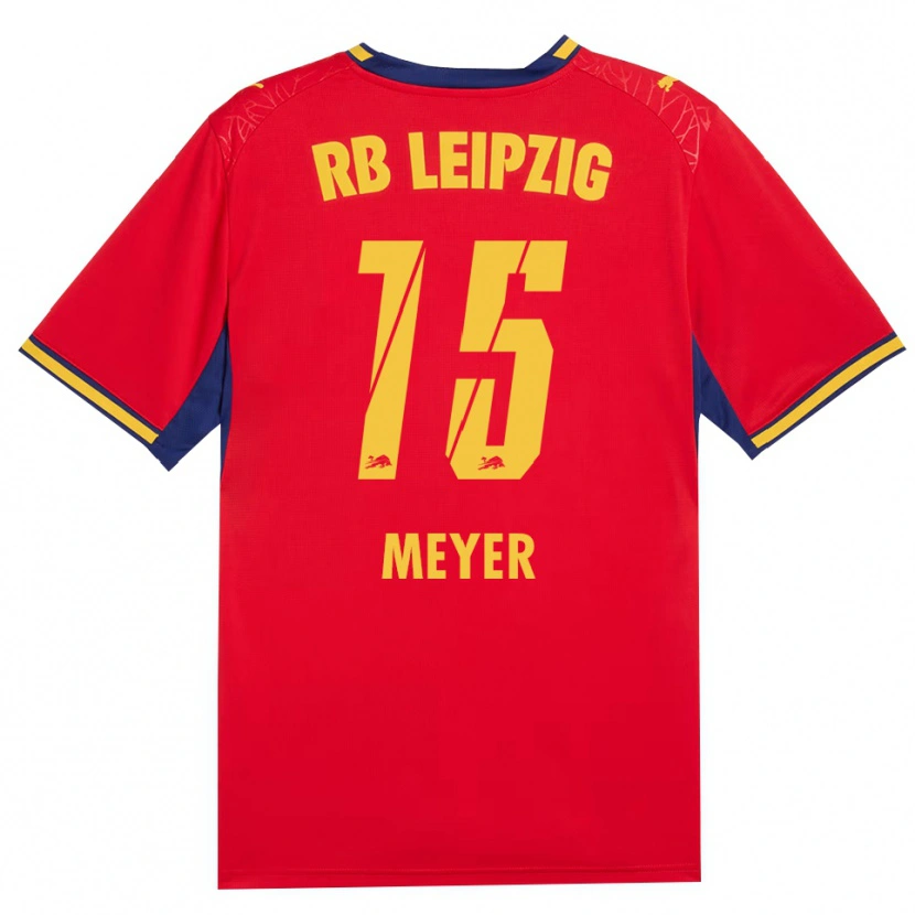Danxen Enfant Maillot Tim Meyer #15 Rouge Jaune Bleu Roi Tenues Extérieur 2026/27 T-Shirt