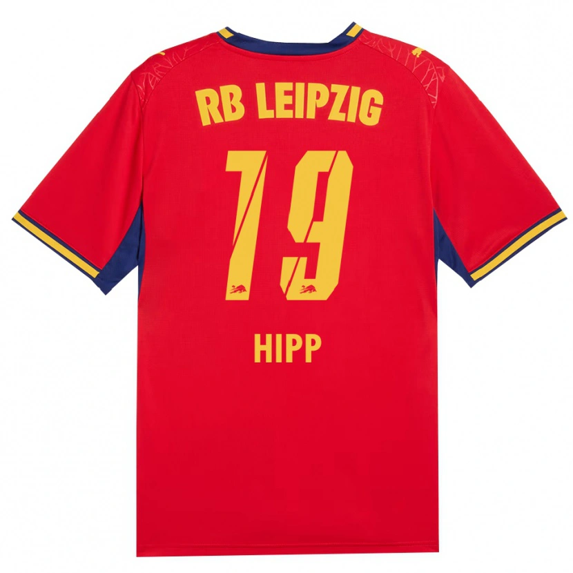 Danxen Enfant Maillot Jenny Hipp #19 Rouge Jaune Bleu Roi Tenues Extérieur 2026/27 T-Shirt