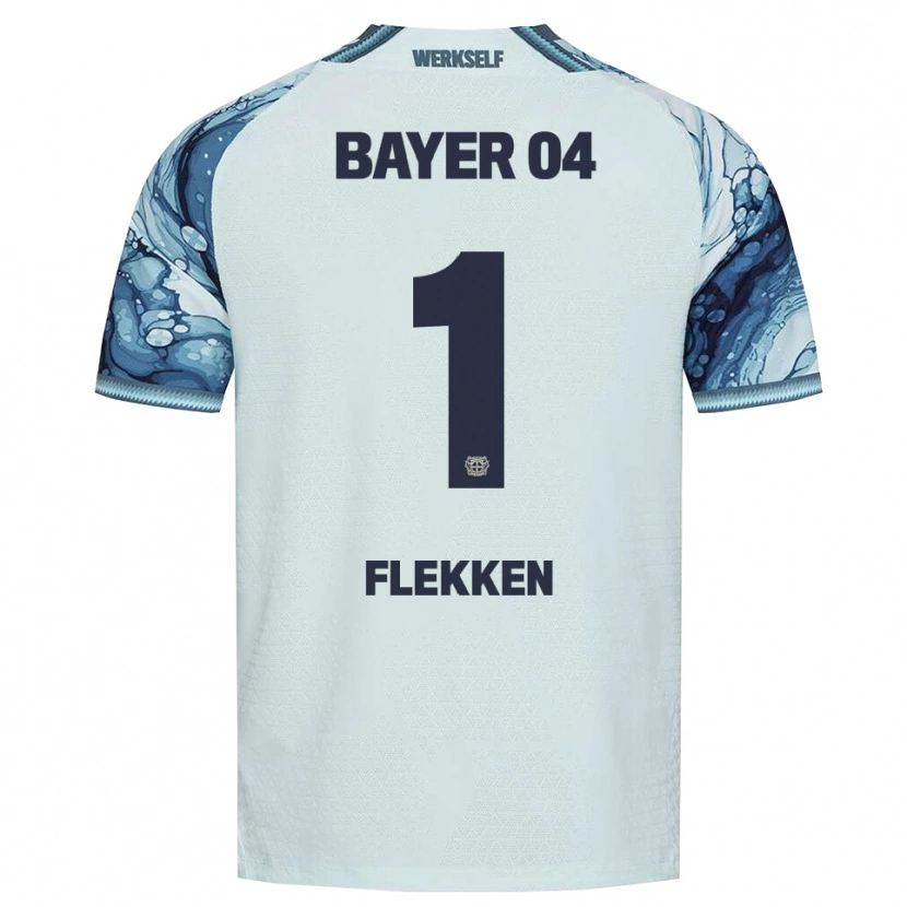 Danxen Enfant Maillot Mark Flekken #1 Vert Foncé Noir Tenues Extérieur 2026/27 T-Shirt